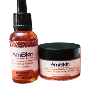 Carrot cream and serum